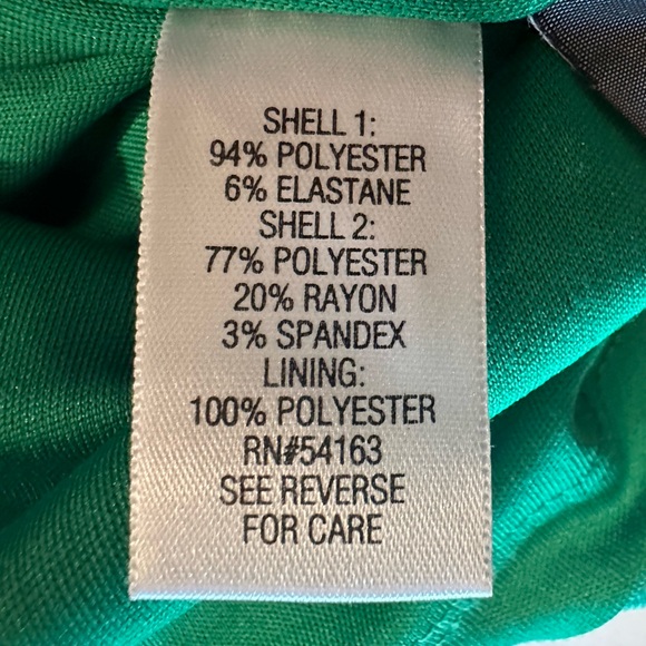 Dana Buchman size 6 black and green Sleeveless sheath midi dress - Picture 7 of 11